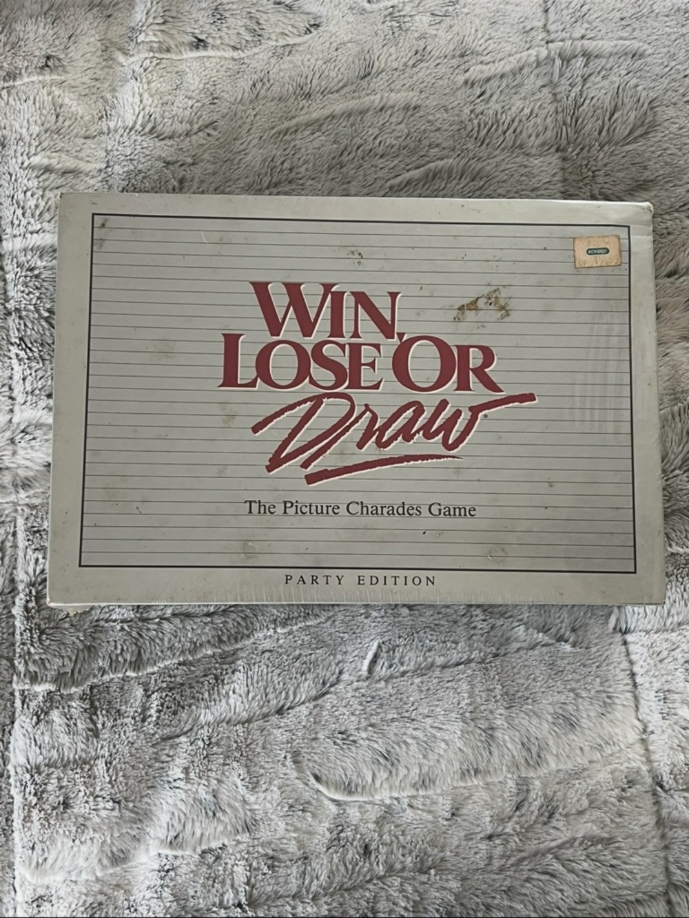Vintage 1988 Win, Lose or Draw Party Edition Board Game in original seal! NOS